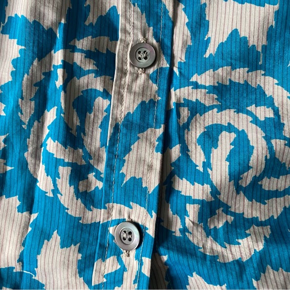 Dries Van Noten Blue Nautical A Line Buttoned Dress - Picture 9 of 10